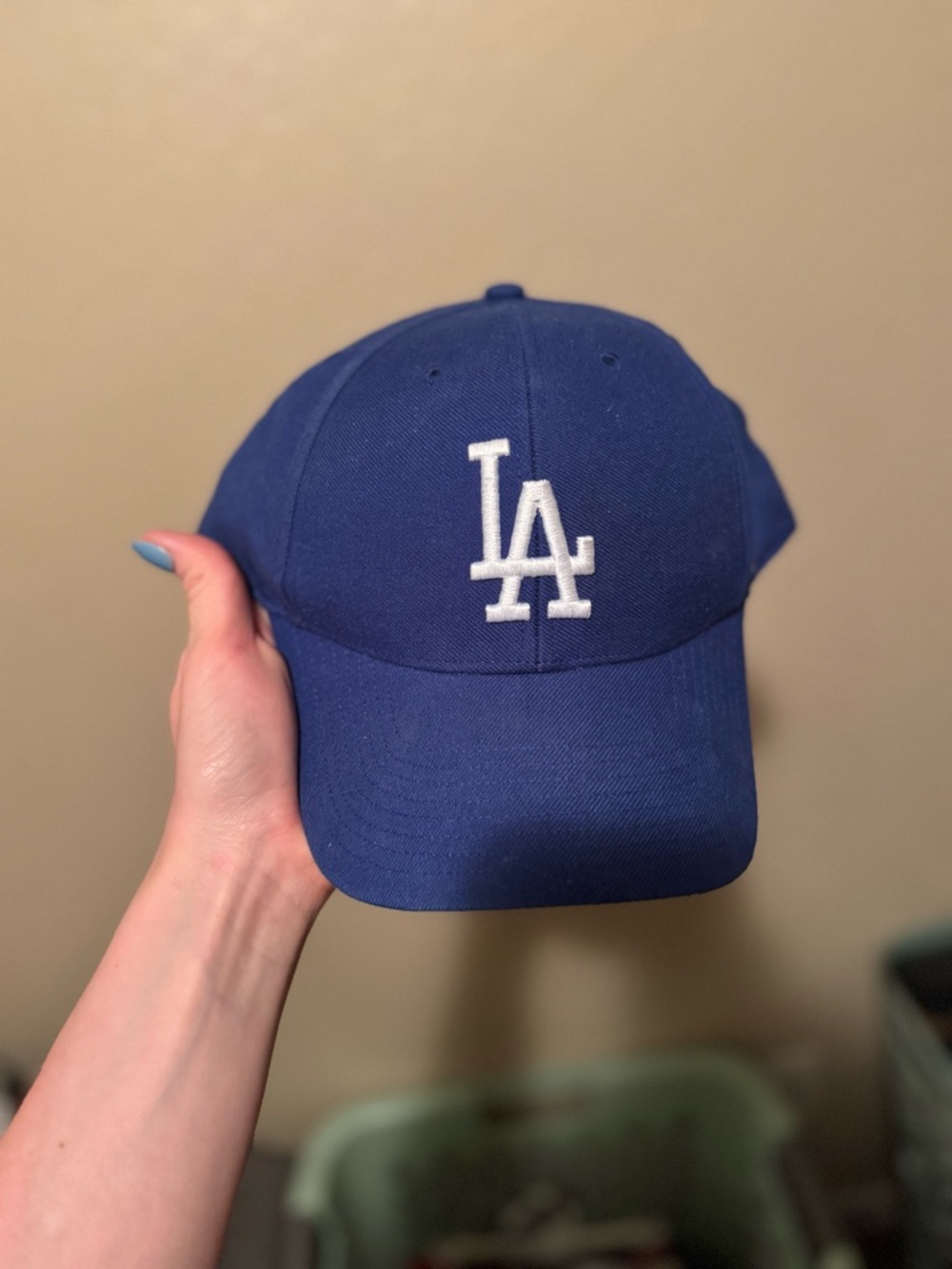 MLB Los Angeles Dodgers Blue Cap with White LA Logo